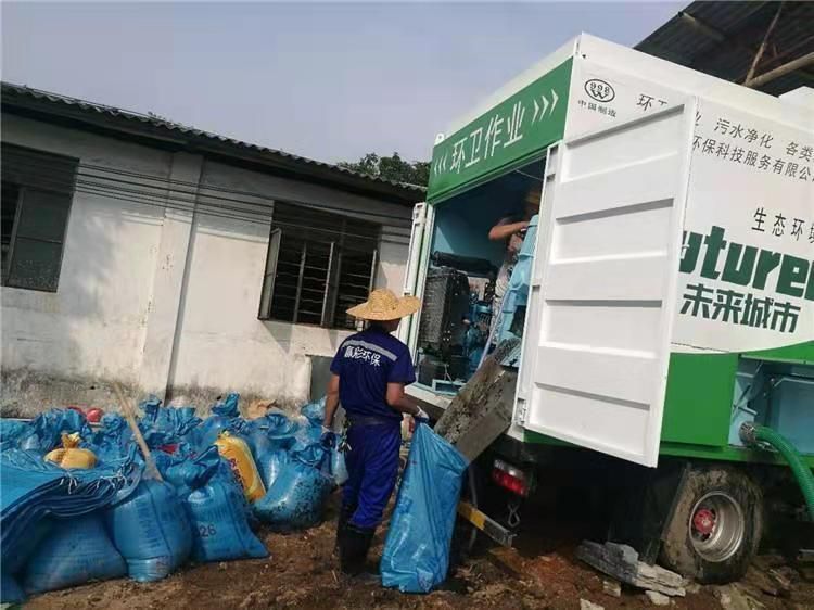 江孜工业污泥压干处理